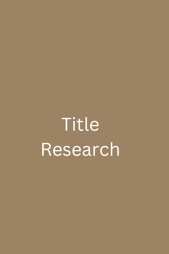 mobile home title research